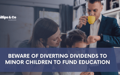 Beware of diverting dividends to minor children to fund education